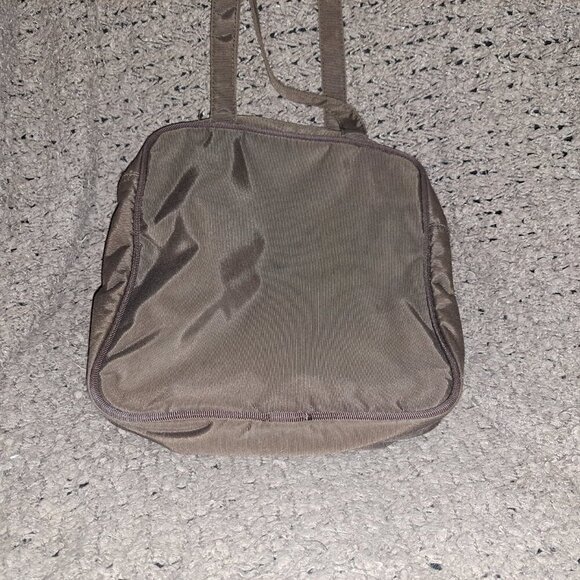 RONCATO-90's Vintage Brown Nylon Shoulder Bag-Medium-Near Mint Pre-Owned - Picture 5 of 6